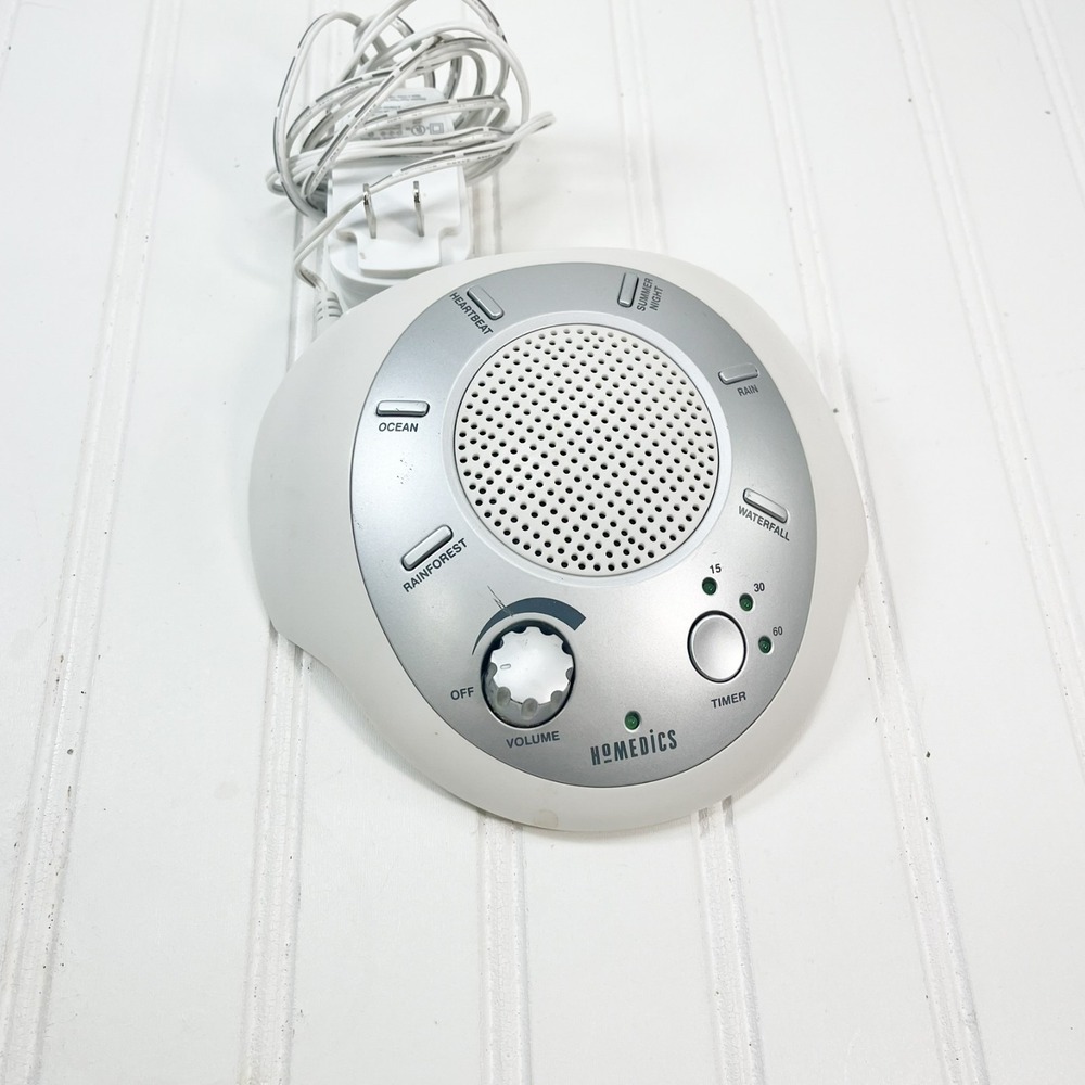 HoMedics Sound Spa Portable Relaxation Machine Sleep Aid Solution 6 Nature Sound